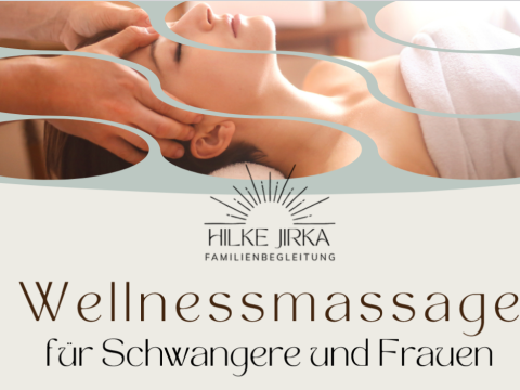 Logo und Symbolbild für Wellness-Massage für Schwangere und Frauen